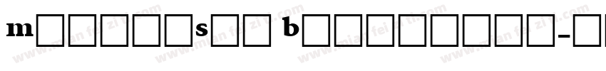 MinionStd Black字体字体转换